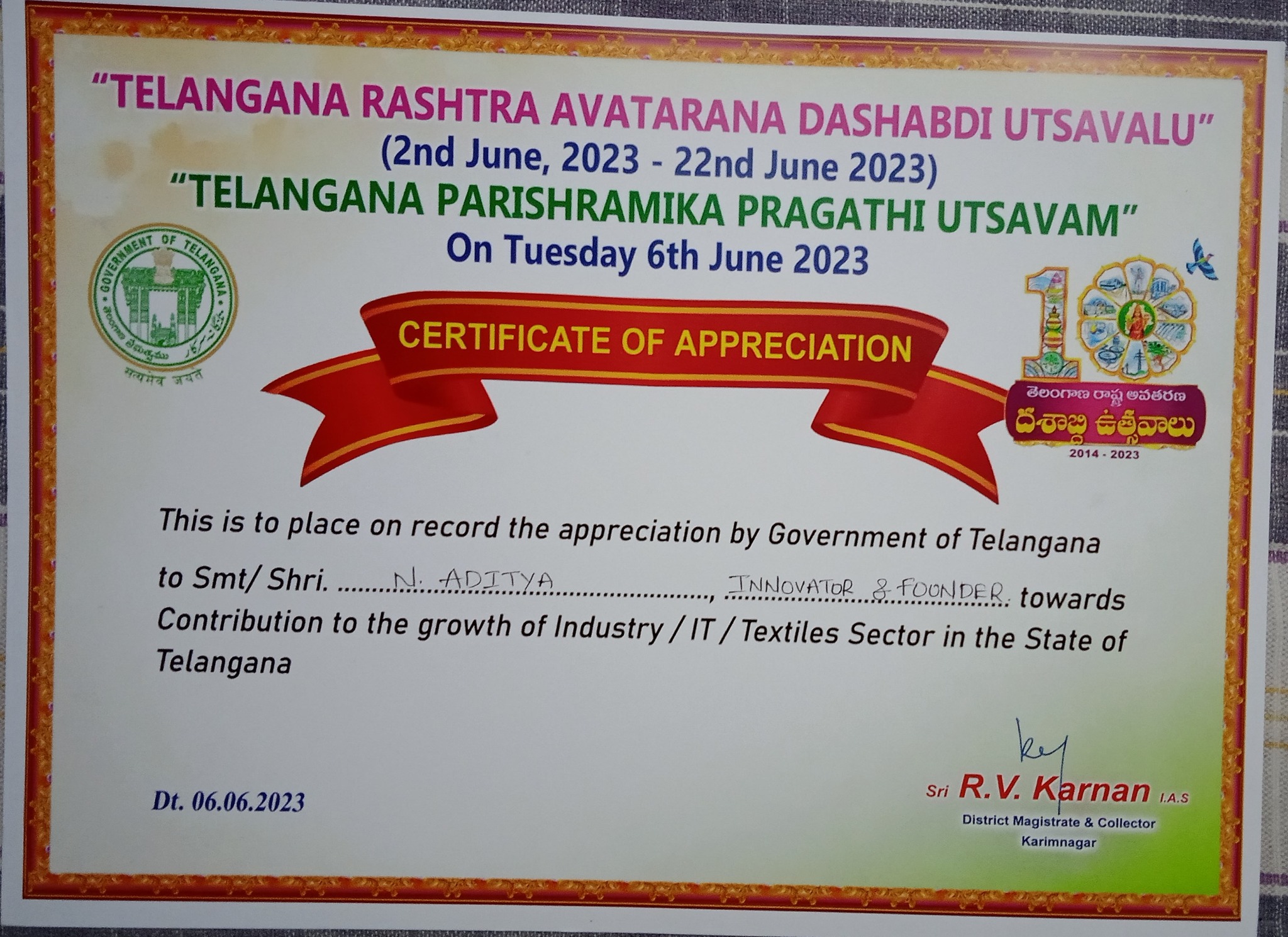 Telangana 10 Years Celebrations